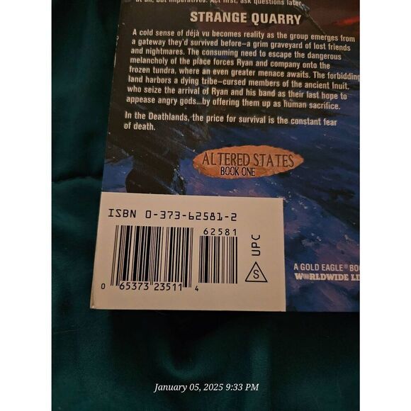 Death lands ritual chill by James Axler gold eagle books isbn 0373625812 - Picture 3 of 5